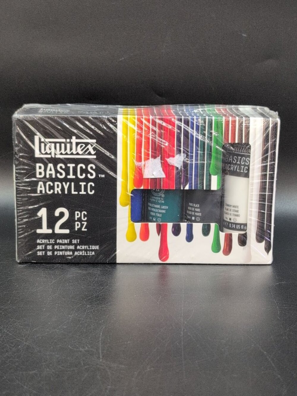 Liquitex Basic Acrylic Paint Set 12 x 22ml Tube Paint Set Multicolor
